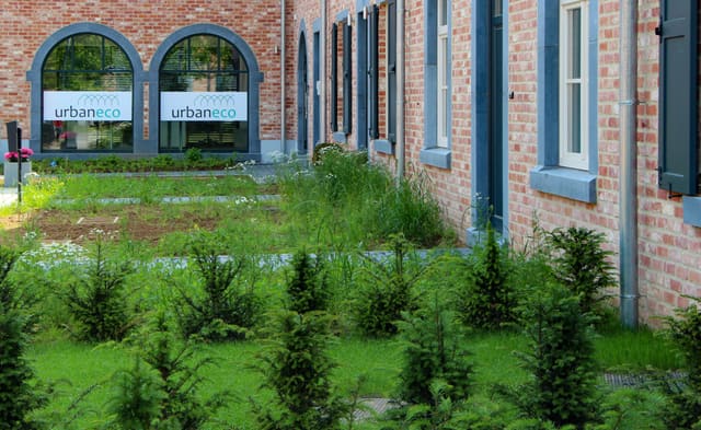 Façade en pierre bleue d'une habitation du Chabut